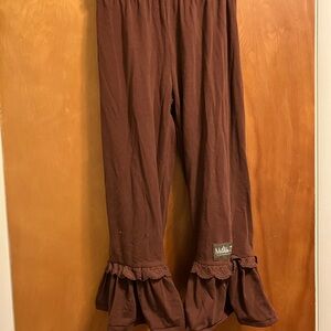 Matilda Jane Chocolate Ruffle Pants